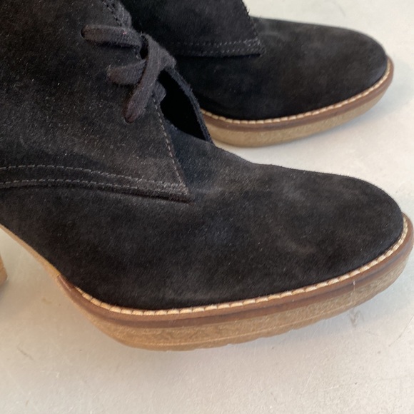 J. Crew black suede heels/ platform booties - Picture 3 of 16